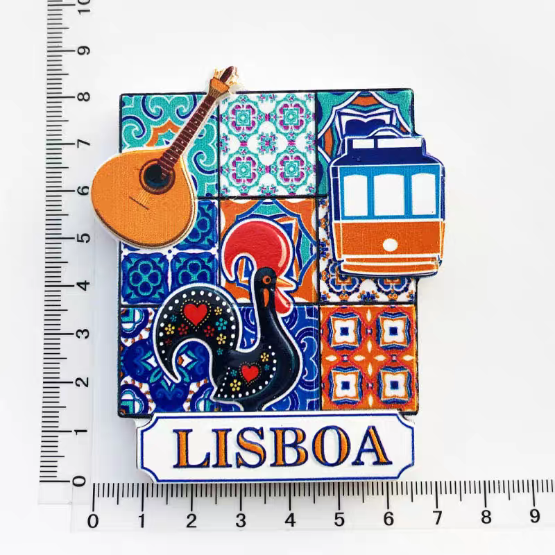 欧洲葡萄牙创意性旅游纪念装饰工艺品磁铁冰箱贴人文3D打印树脂冰箱贴详情图9