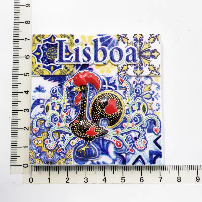 欧洲葡萄牙创意性旅游纪念装饰工艺品磁铁冰箱贴人文3D打印树脂冰箱贴详情图5