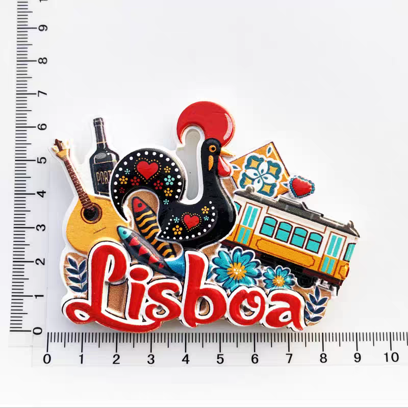 欧洲葡萄牙创意性旅游纪念装饰工艺品磁铁冰箱贴人文3D打印树脂冰箱贴详情图10