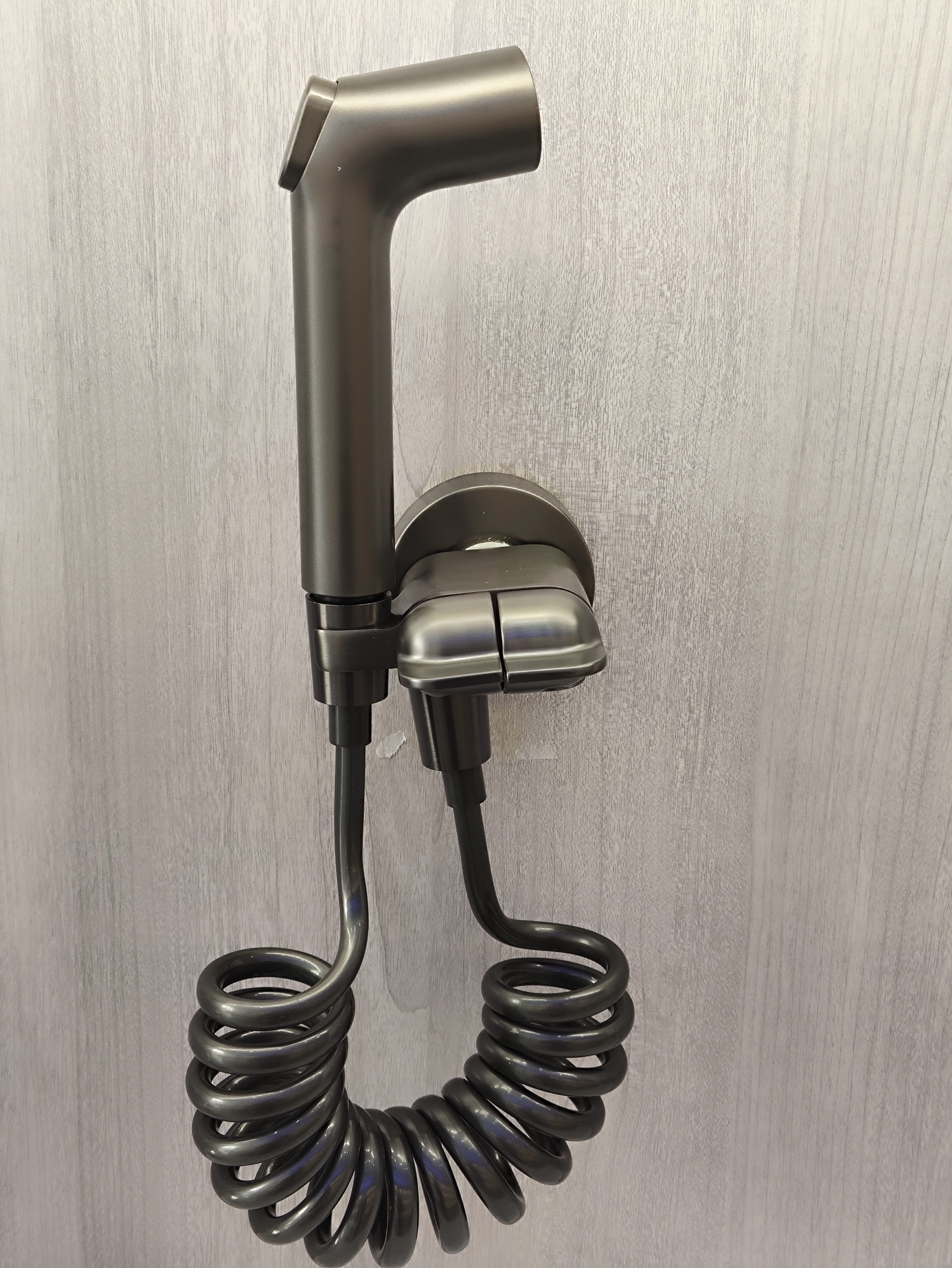 Bathroom toilet spray gun companion