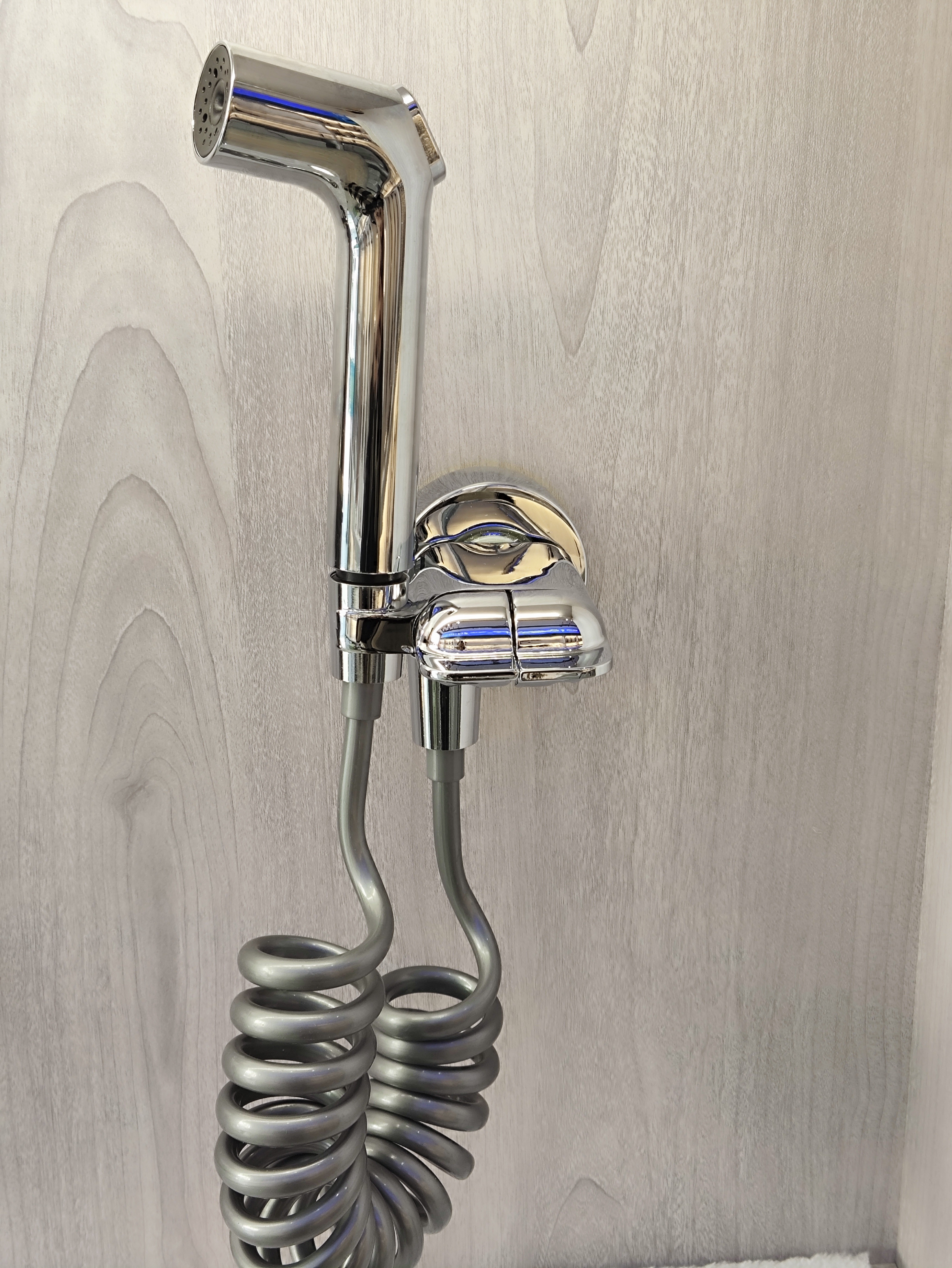 Toilet companion flushing spray gun set for home use