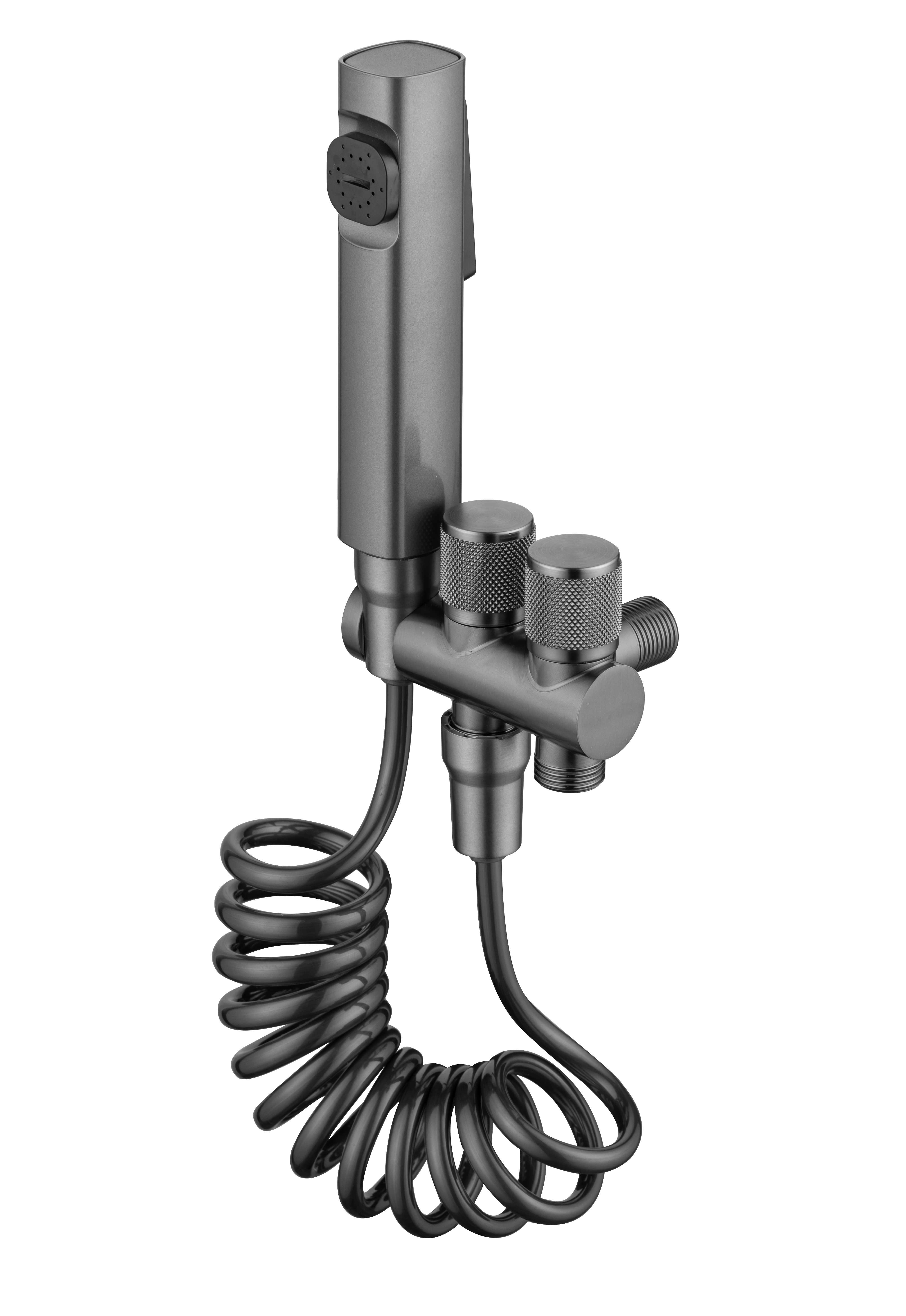 Bathroom pressurized flushing device, toilet companion, toilet cleaning spray gun, high-pressure faucet Application Scenario