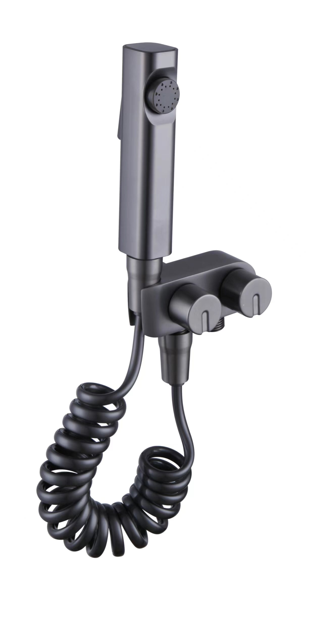 Kailijia household bathroom toilet spray gun Companion gun Gray faucet high-pressure flushing nozzle water gun details Picture