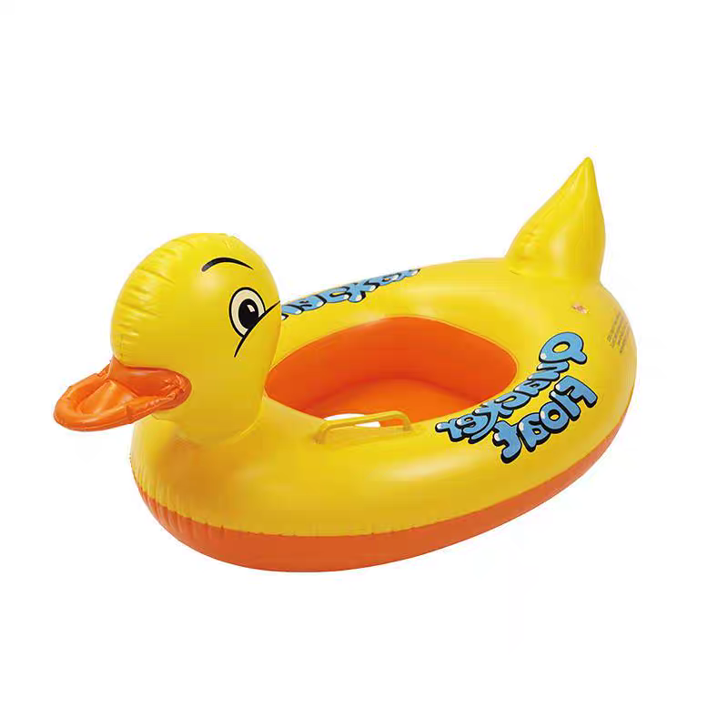 卡通防侧翻安全把手动物带头艇