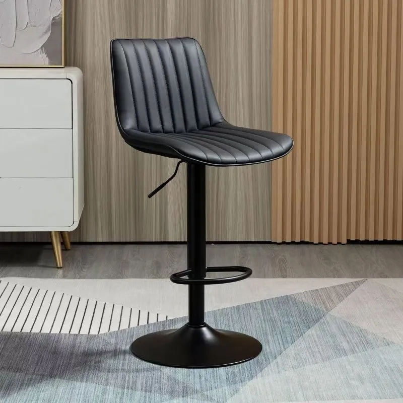 Bar stools, modern and simple high stools, home light luxury bar stools, bar lift stools, cash register chairs, high bar stools Specification image