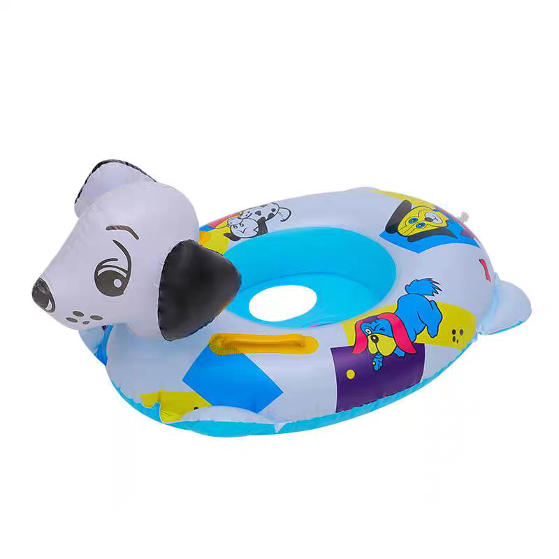 卡通可爱防侧翻安全把手动物带头艇