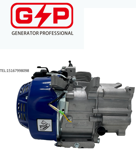 户外便携式发电机，170F手动启动发电机组动力头电机详情1
