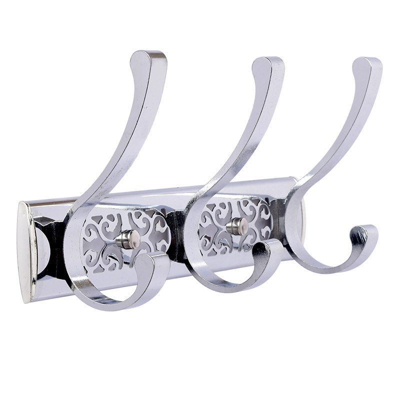 铝板挂钩衣挂排钩试衣间墙壁壁挂衣架浴室墙上衣帽钩挂衣钩