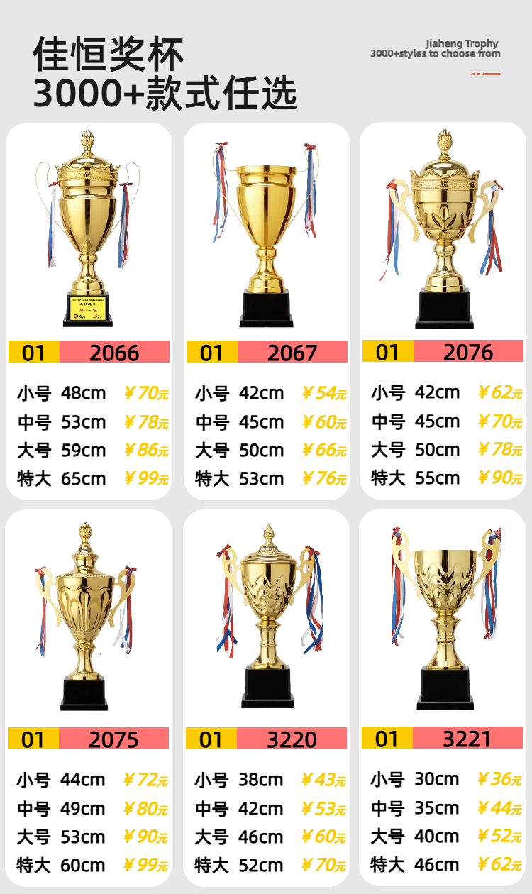 镀金树脂奖杯 奖杯定制 个性化办公用品 企业活动庆典奖杯赠品 独特设计精美奖杯 厂家佳恒 跨境详情6