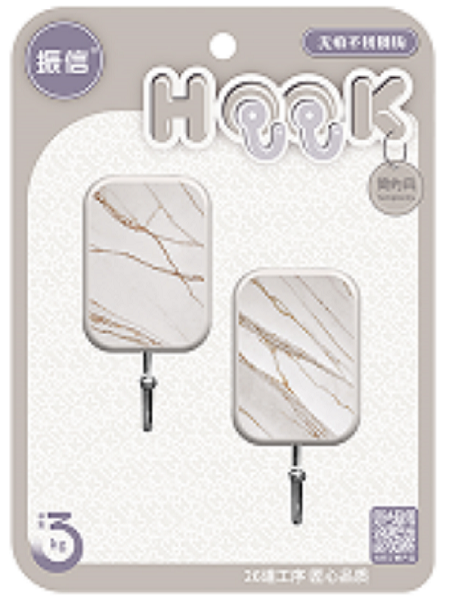 Factory direct sales MF8-528 adhesive hook, plastic hook without drilling, adhesive hook, hook sticker pic 2