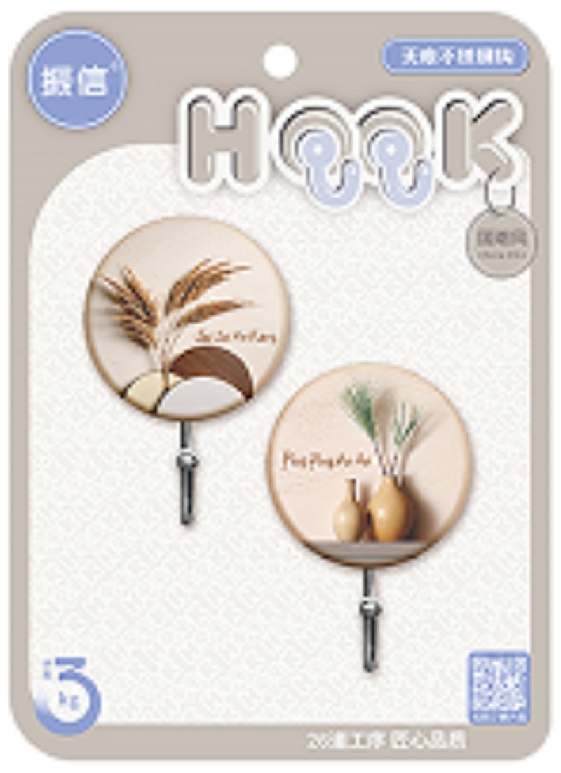 Factory direct sales MF8-530 adhesive hook, plastic hook without drilling, adhesive hook, hook sticker