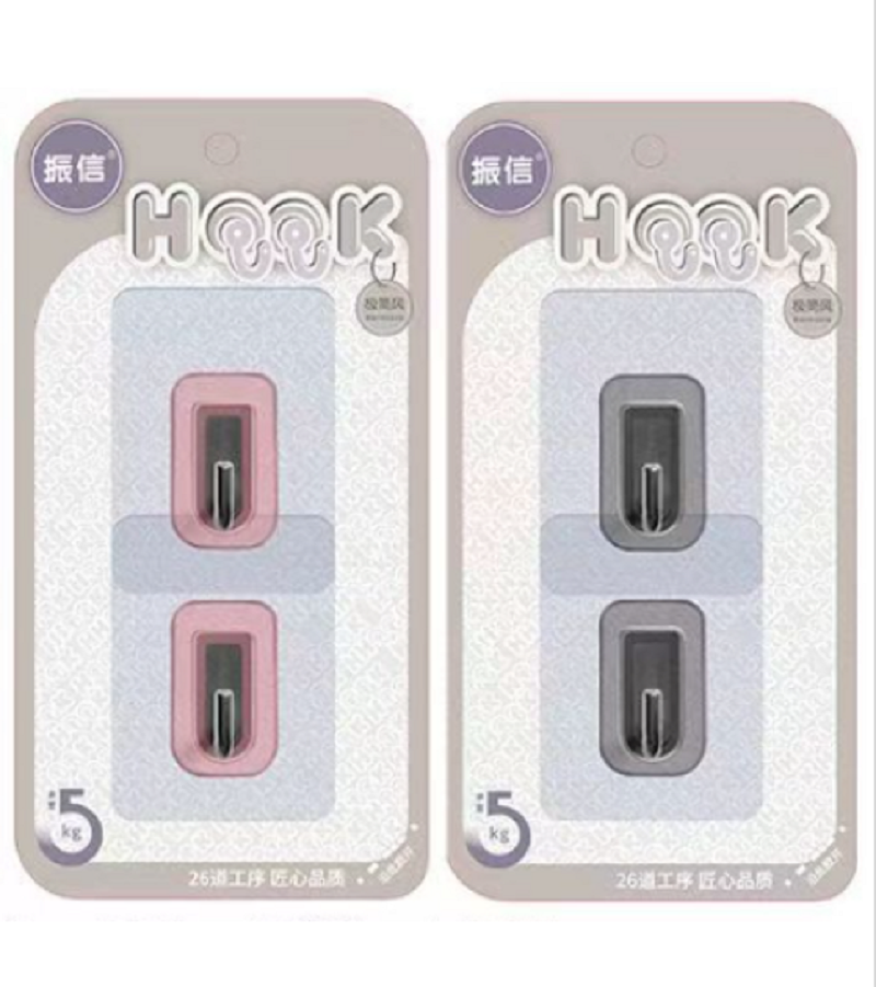 Factory direct sales of MF8-1307 stainless steel adhesive hook, plastic hook without drilling, adhesive hook, hook sticker Specification image