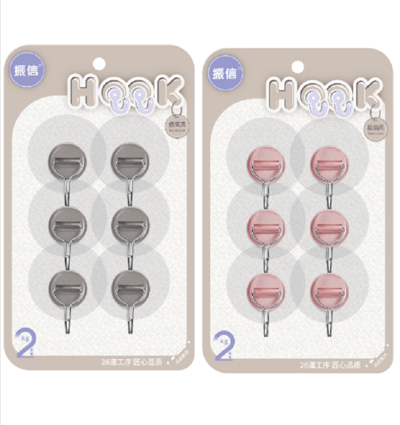 Factory direct sales of MF8-1309 stainless steel adhesive hooks, plastic hooks without drilling, adhesive hooks and hook stickers details Picture
