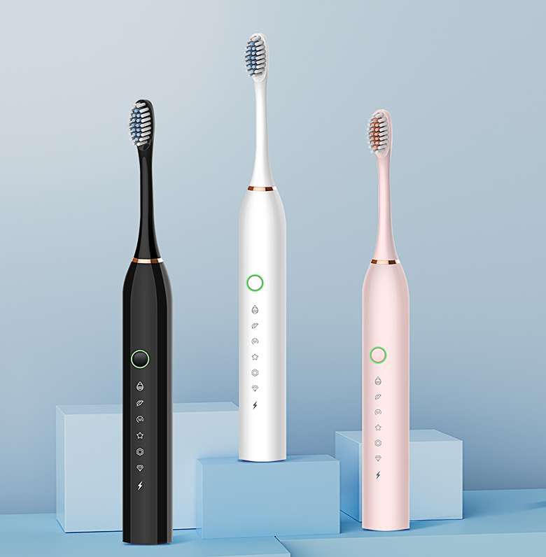 USB charging toothbrush, electric toothbrush, adult rechargeable soft-bristled toothbrush, automatic sonic charging smart toothbrush, electric toothbrush set, electric toothbrush Specification drawing
