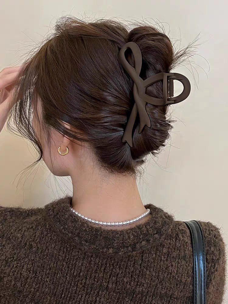 蝴蝶抓夹大号发量多2025新款鲨鱼夹子后脑勺发夹气质盘发头饰发卡