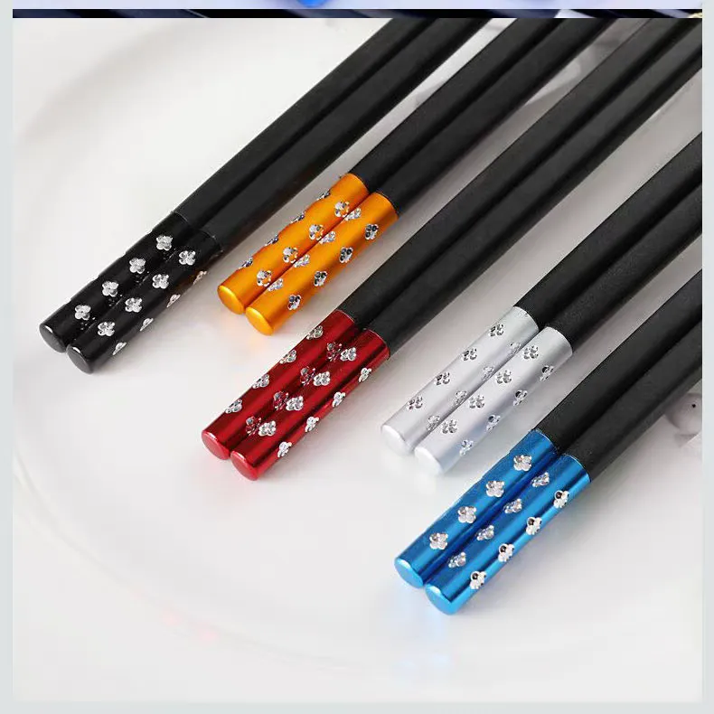 2215 Exclusive Chopsticks for Individual use logo, household tableware, dedicated chopsticks for individual use, creative anti-slip personalized tableware 10 pairs detail image 3