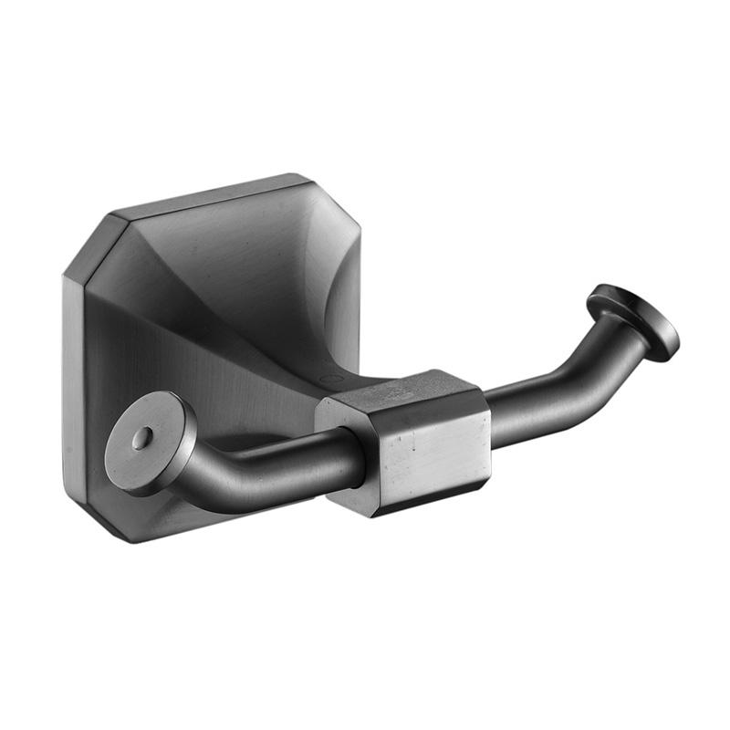 Bathroom towel rack, bath towel rack, toilet space aluminum bathroom hanging piece, high-end six-piece set Specification image