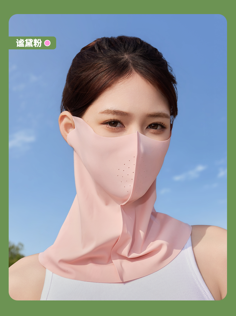 2025新款夏季防晒面罩脸基尼脸冰丝口罩轻薄男女防紫外线遮阳户外详情13