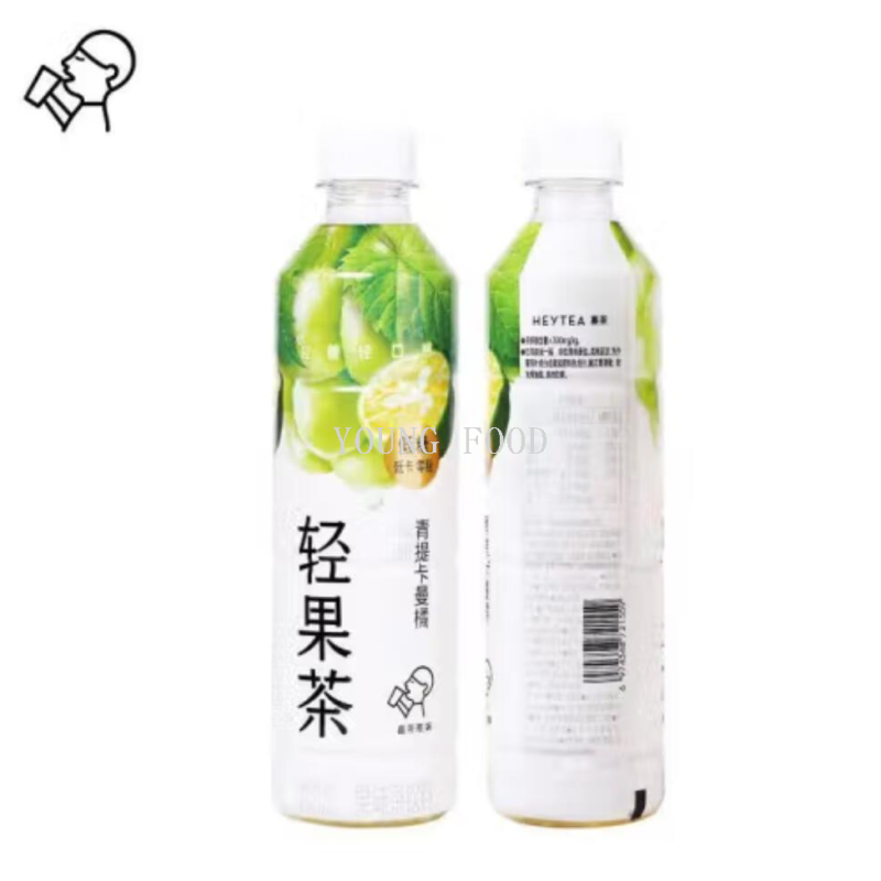 包邮！爱丽鲜零食饮料 喜茶轻果茶蜜桃蔓越莓450ml低糖低卡零脂详情图3