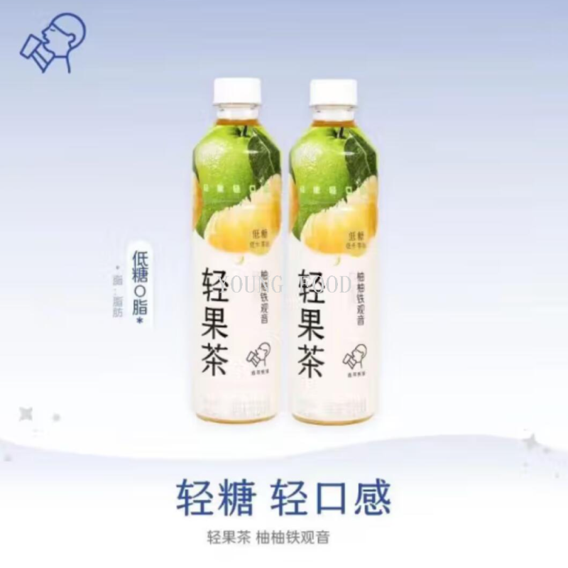 包邮！爱丽鲜零食饮料 喜茶轻果茶蜜桃蔓越莓450ml低糖低卡零脂详情6