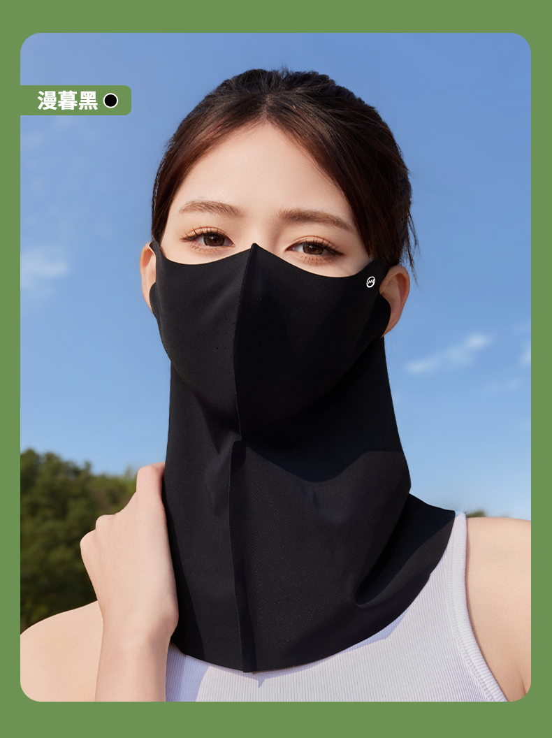2025新款夏季防晒面罩脸基尼脸冰丝口罩轻薄男女防紫外线遮阳户外详情14