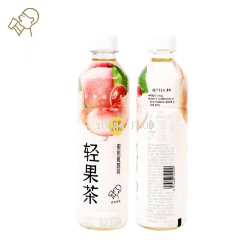 包邮！爱丽鲜零食饮料 喜茶轻果茶蜜桃蔓越莓450ml低糖低卡零脂详情4