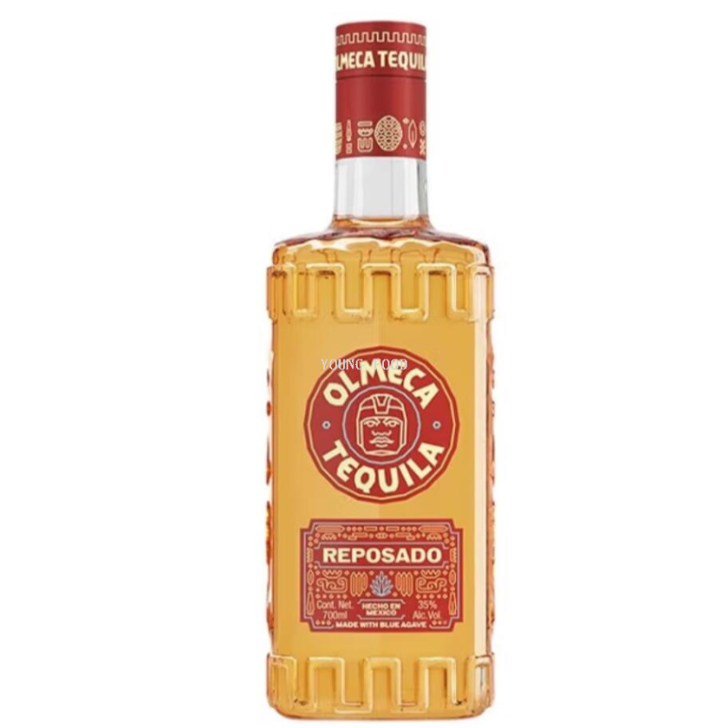 包邮！卡隆木兰进口洋酒基酒烈酒墨西哥奥美加金标龙舌兰酒700ml