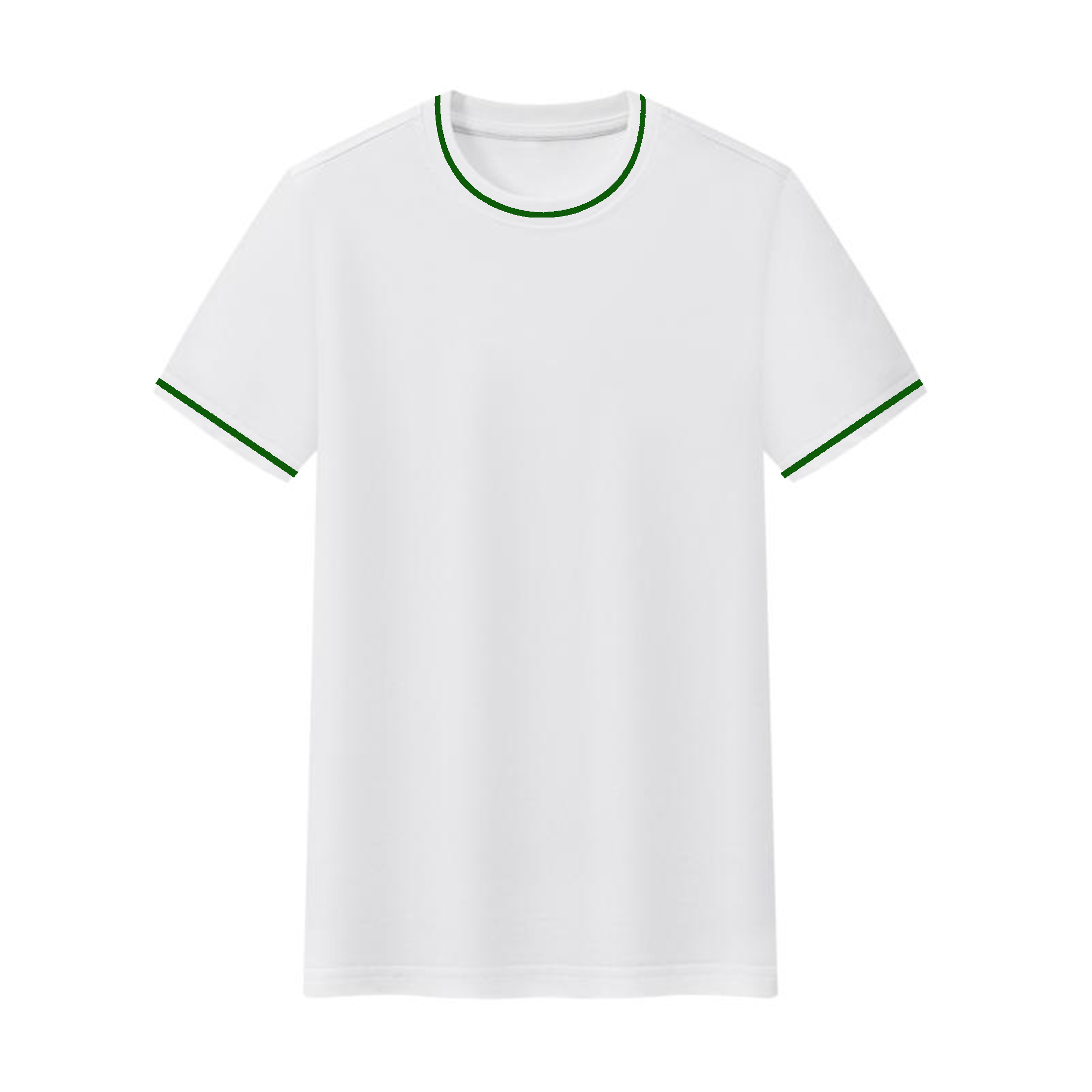 Cross-border color-blocked threaded collar round neck T-shirt custom new short-sleeved T-shirt for both men and women, fashionable and casual T-shirt for both men and women, simple and comfortable short-sleeved trendy T-shirt Specification image