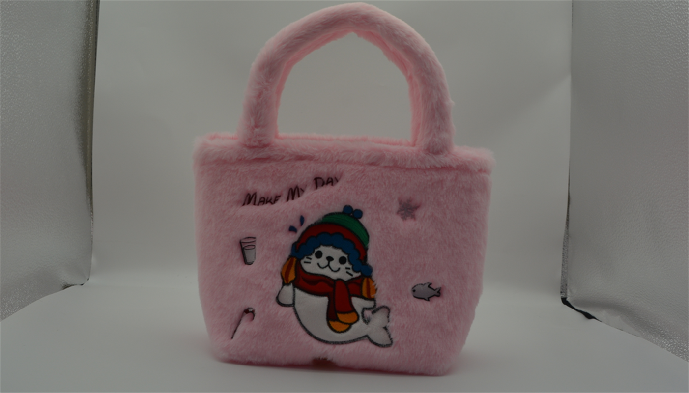 Pink seal bag, plush toy, doll, factory direct delivery