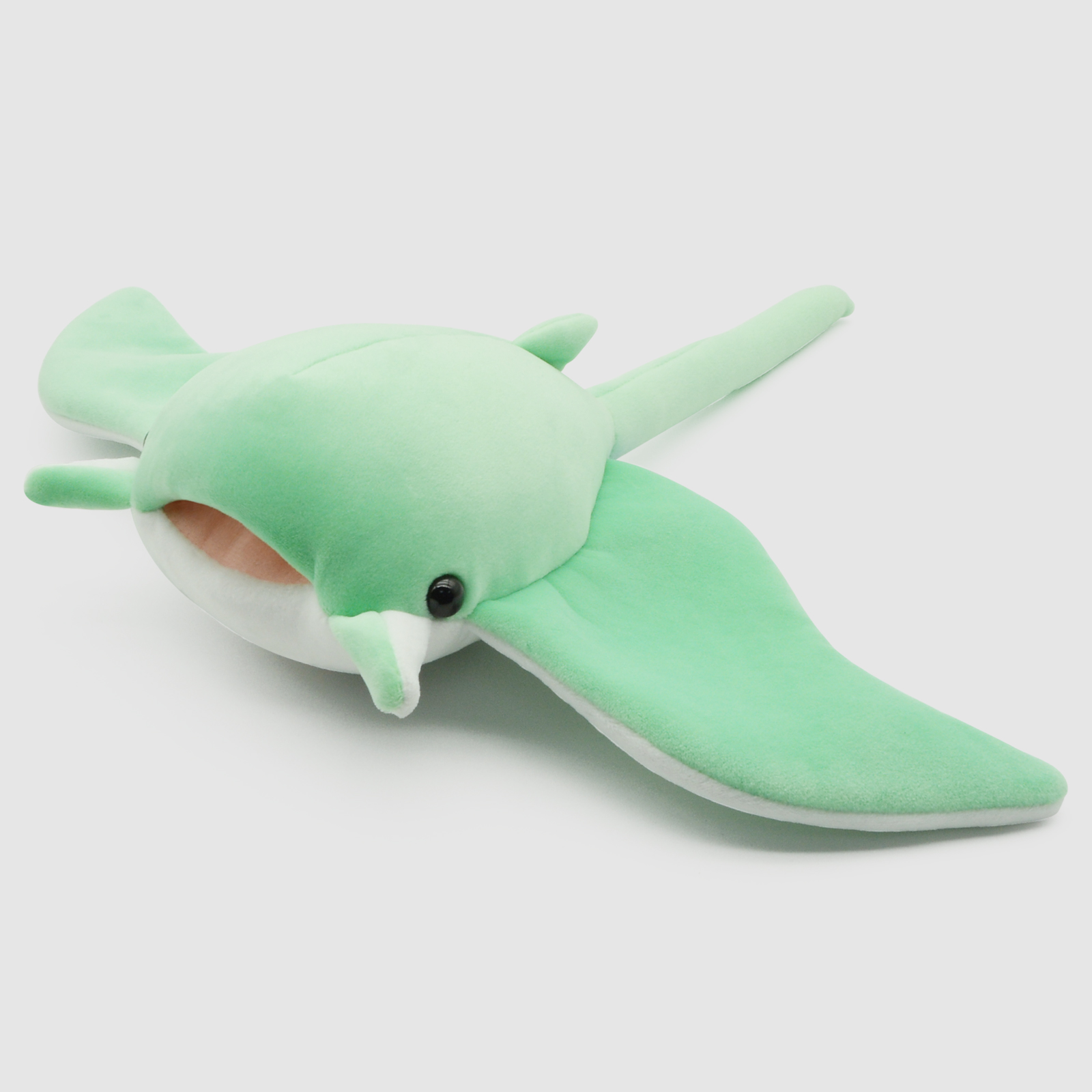 Green manta ray plush toy doll factory direct delivery details Picture