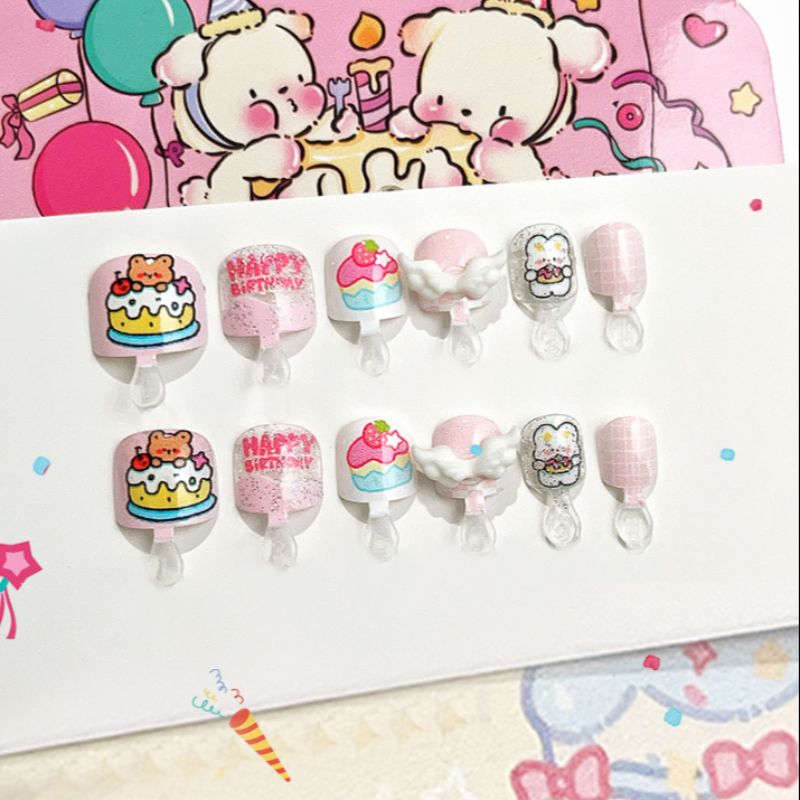 美甲贴动漫/项链儿童卡通/黄金/滴油滴儿童/儿童穿戴甲片白底实物图