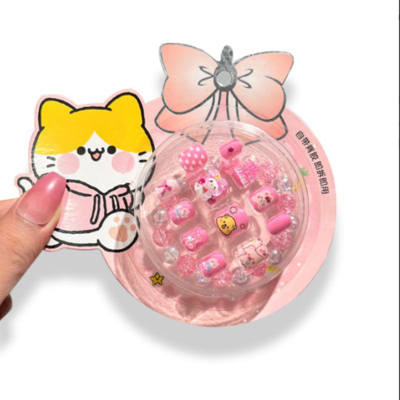 美甲贴动漫/项链儿童卡通/黄金/滴油滴儿童/儿童穿戴甲片产品图
