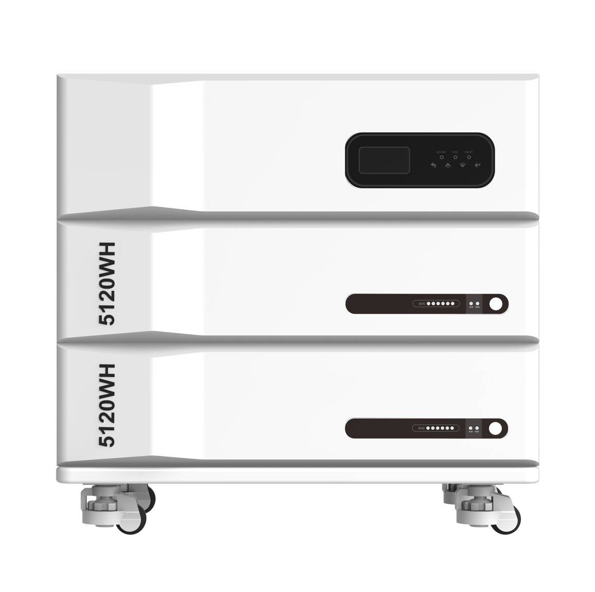 Stacked household energy storage power supply 5500W+5.12KWh large-capacity backup power A series details Picture