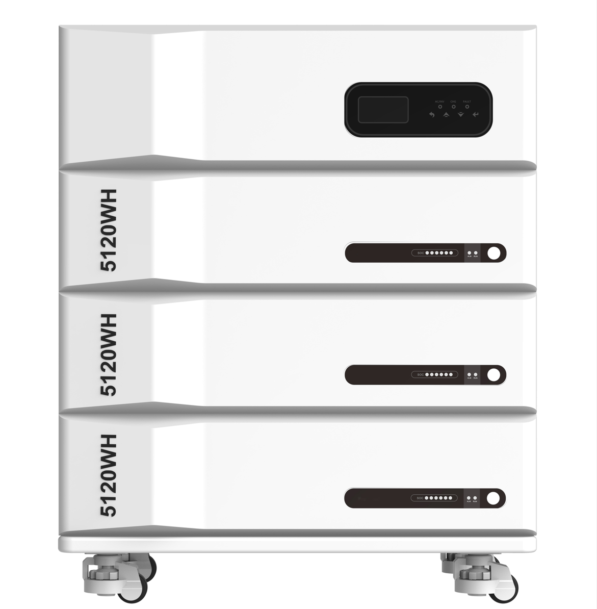 Stacked household energy storage power supply 5500W+5.12KWh large-capacity backup power A series Specification image