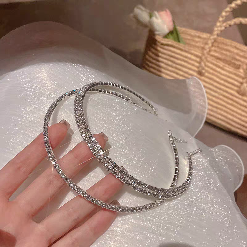 奢华满钻项圈高级感小众锁骨链网红叠戴颈链细节图