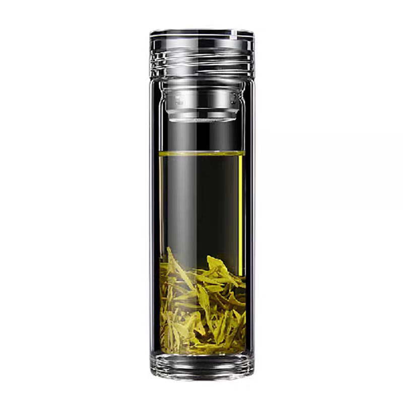5036 tea cups, glass cups, double-layer tea cups, double-layer heat-insulating glass cups, household car high-temperature resistant water cups, glass cups Application Scenario