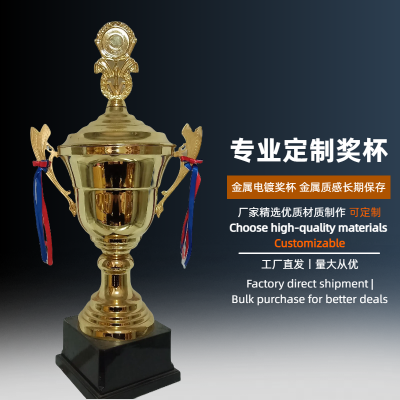 奖杯/水晶奖杯/水晶玻璃奖牌/奖杯奖牌/亚克力奖杯白底实物图