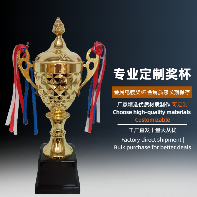 奖杯/水晶奖杯/水晶玻璃奖牌/奖杯奖牌/亚克力奖杯白底实物图