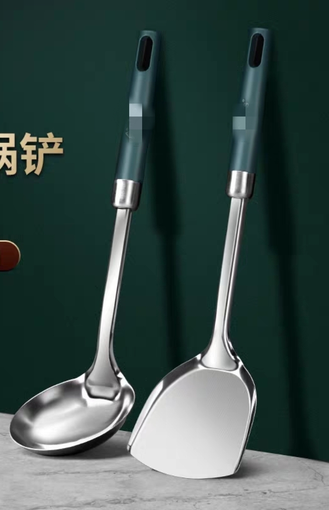 4933 Household stainless steel kitchenware sets, kitchen non-stick pans, stir-frying spatulas, strainers, POTS and spoons, factory stock direct supply Specification image
