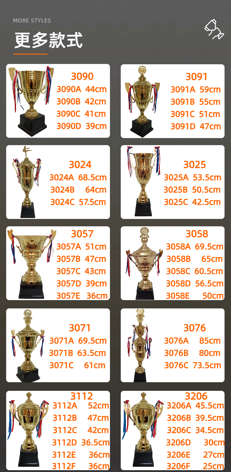 高档金属创意奖杯定制定做公司优秀团队颁奖年会纪念奖杯刻字制作 工厂量大价优 佳恒奖杯详情5