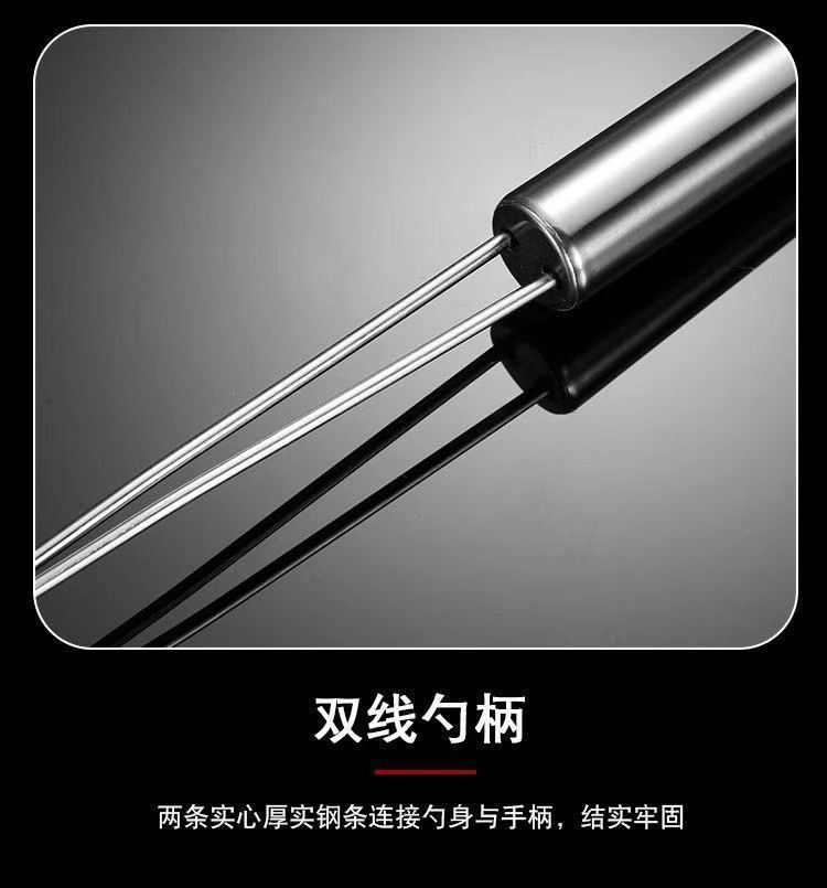 Stainless steel strainer, food-grade noodle ladle, hot pot ladle, household kitchen filter screen, 16cm strainer for fried dumplings Specification image