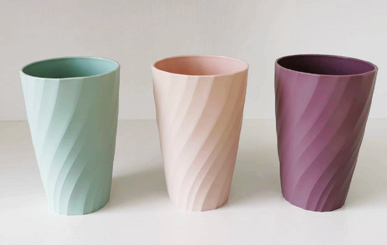 Factory direct sales of MF24-1002 solid color water cups, plastic water cups, mouth cups and cheap cups