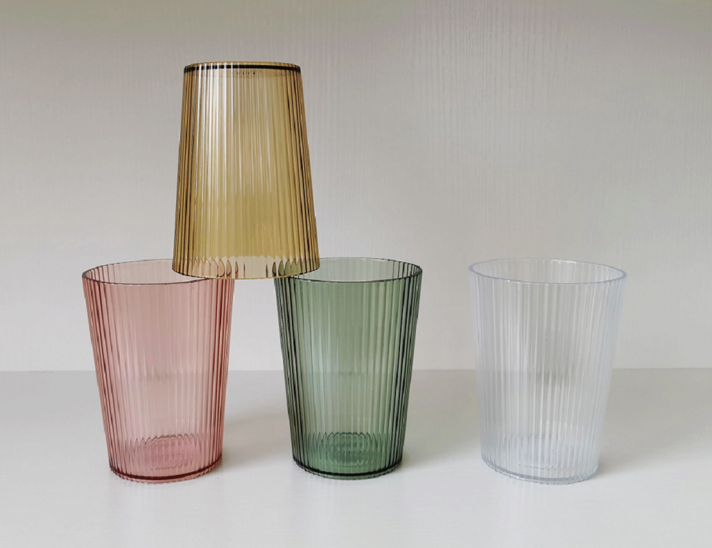 Factory direct sales of MF24-1003 transparent water cups, plastic water cups, mouth cups and cheap cups