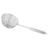 Stainless steel large strainer, household kitchen strainer, filter screen, deep-frying basket, noodle scooping spoon, strainer, noodle cooking scooping spoon, scoop, 18cm details Picture