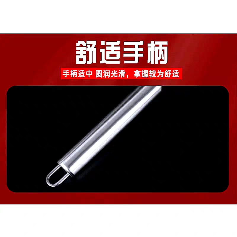 Stainless steel large strainer, household kitchen strainer, filter screen, deep-frying basket, noodle scooping spoon, strainer, noodle cooking scooping spoon, scoop, 18cm Application Scenario