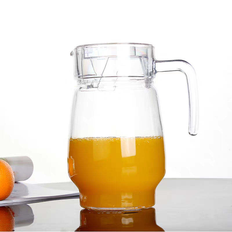 1.6L household large-capacity glass thickened large-belly cold water cup, cooling water bottle, juice juicer, cold water bottle, juicer Specification image