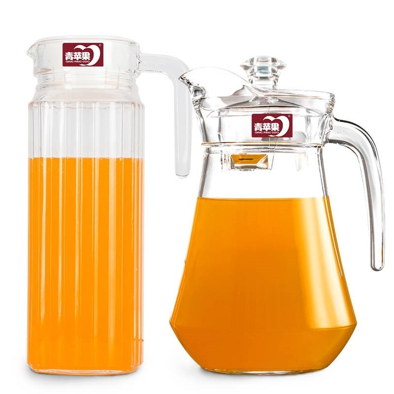 Glass cold water kettle, household large-capacity glass kettle, refrigerator juice kettle, summer cool boiled water, food-grade cold water kettle Specification image