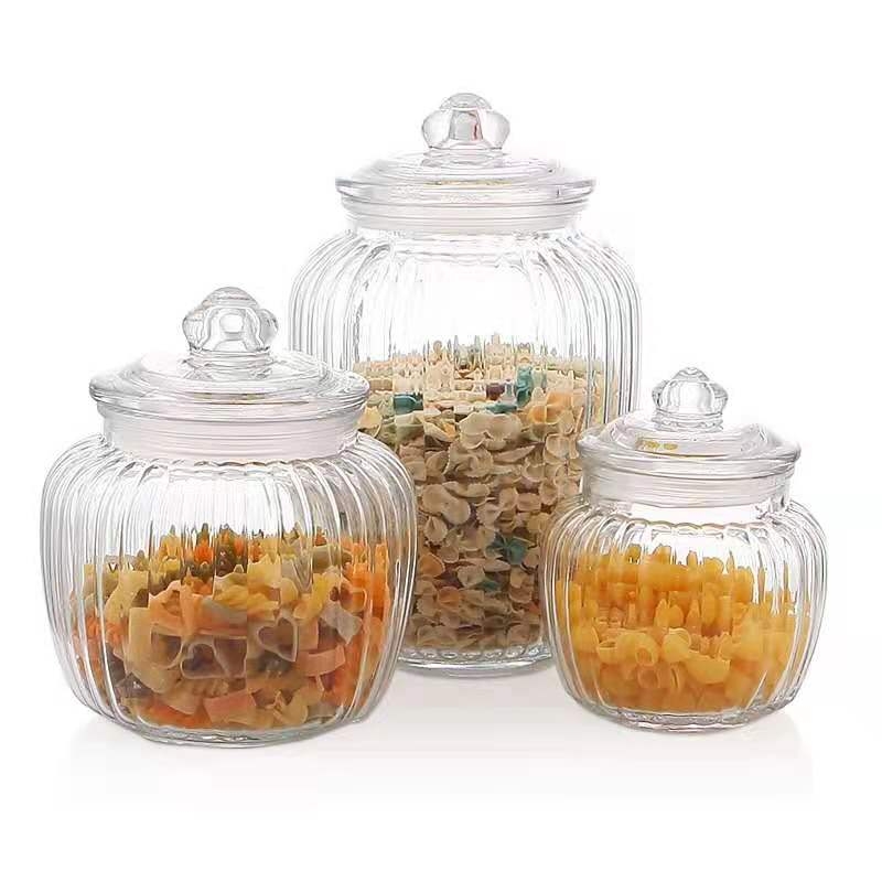 玻璃密封罐泡菜坛子罐子食品收纳储物罐腌菜罐咸菜坛家用腌制容器