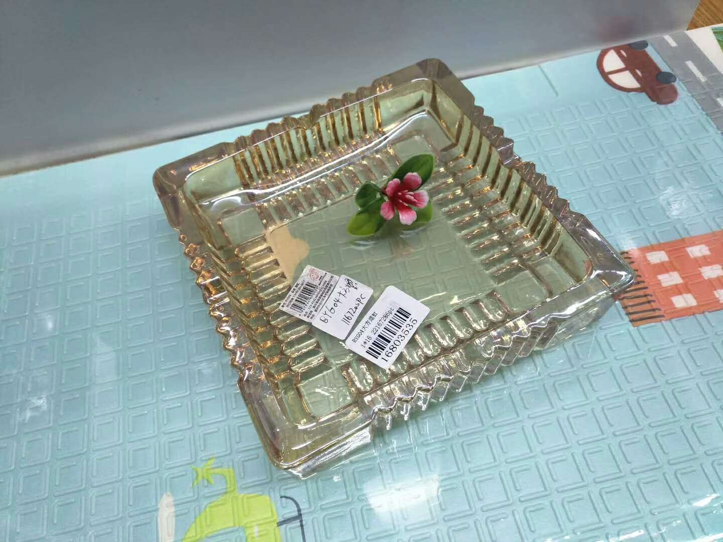 BYG04玻璃烟灰缸ins高级感大容量创意家用客厅ktv酒吧商用酒店烟缸详情图4