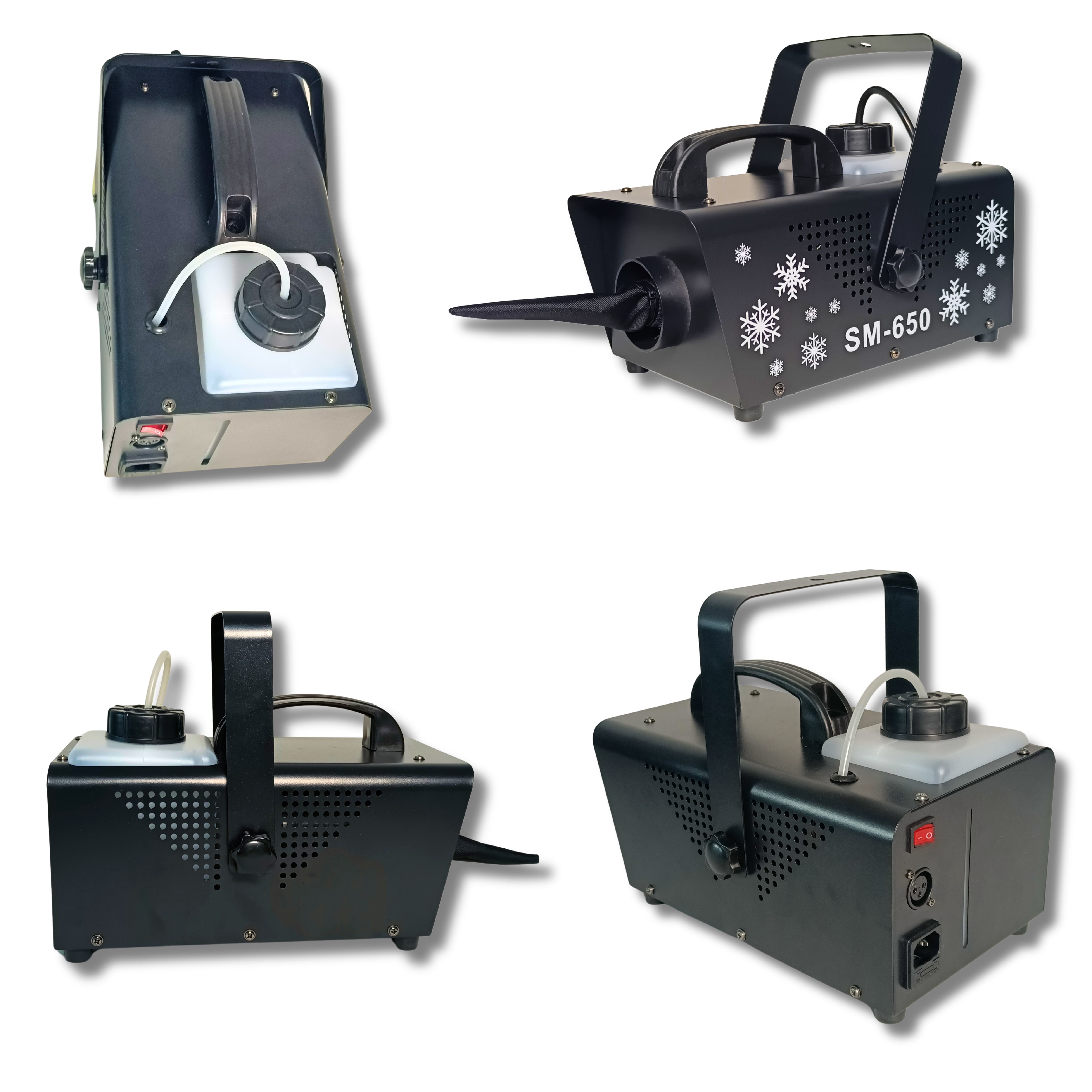 厂家热卖小型雪花机650W 婚礼舞台专用特效设备圣诞节万圣节节日造雪机生日派对飘雪仿真便携式喷雪机细节图